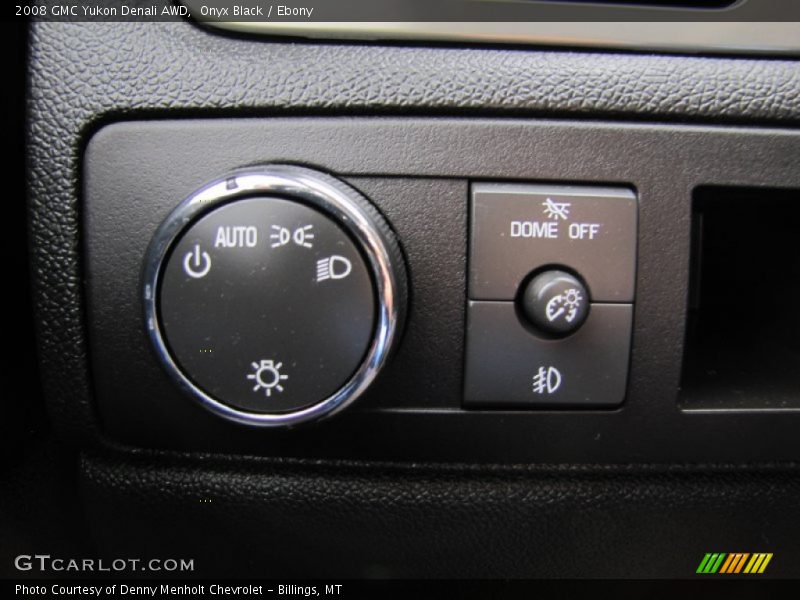 Onyx Black / Ebony 2008 GMC Yukon Denali AWD