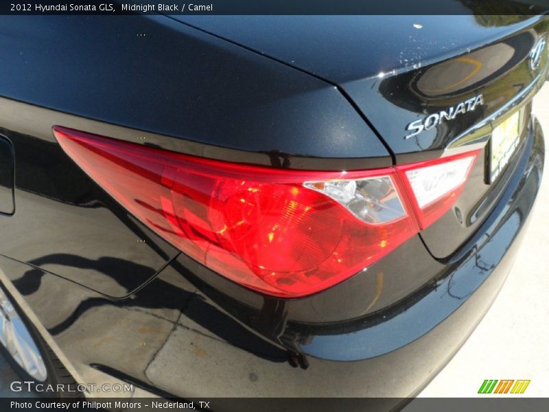 Midnight Black / Camel 2012 Hyundai Sonata GLS