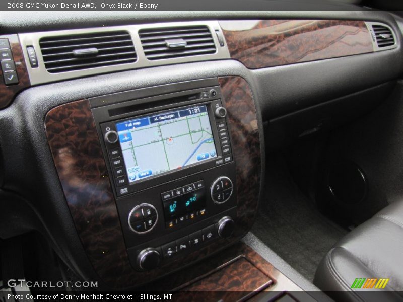 Onyx Black / Ebony 2008 GMC Yukon Denali AWD