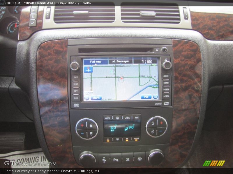 Onyx Black / Ebony 2008 GMC Yukon Denali AWD