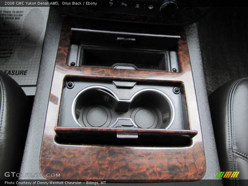 Onyx Black / Ebony 2008 GMC Yukon Denali AWD
