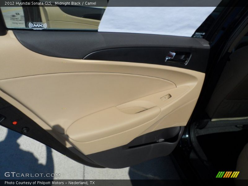 Midnight Black / Camel 2012 Hyundai Sonata GLS