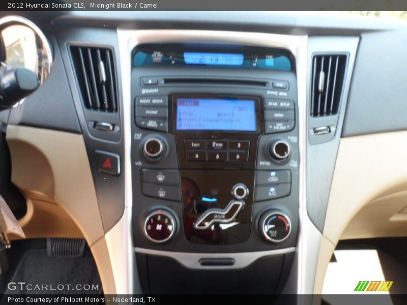 Midnight Black / Camel 2012 Hyundai Sonata GLS