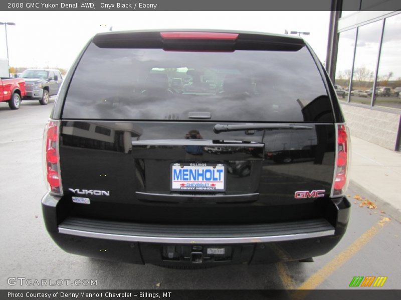 Onyx Black / Ebony 2008 GMC Yukon Denali AWD