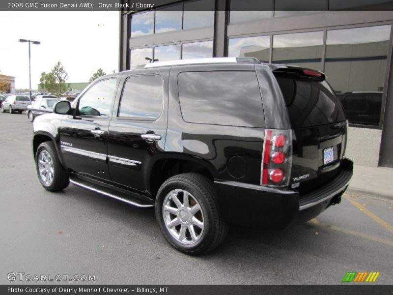 Onyx Black / Ebony 2008 GMC Yukon Denali AWD
