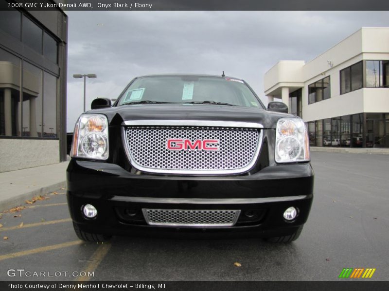 Onyx Black / Ebony 2008 GMC Yukon Denali AWD