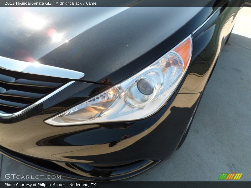 Midnight Black / Camel 2012 Hyundai Sonata GLS