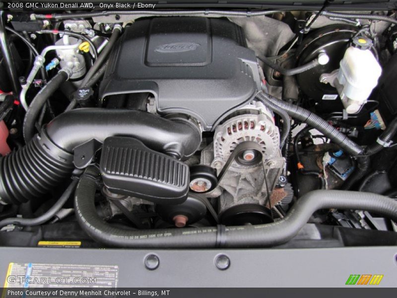 Onyx Black / Ebony 2008 GMC Yukon Denali AWD