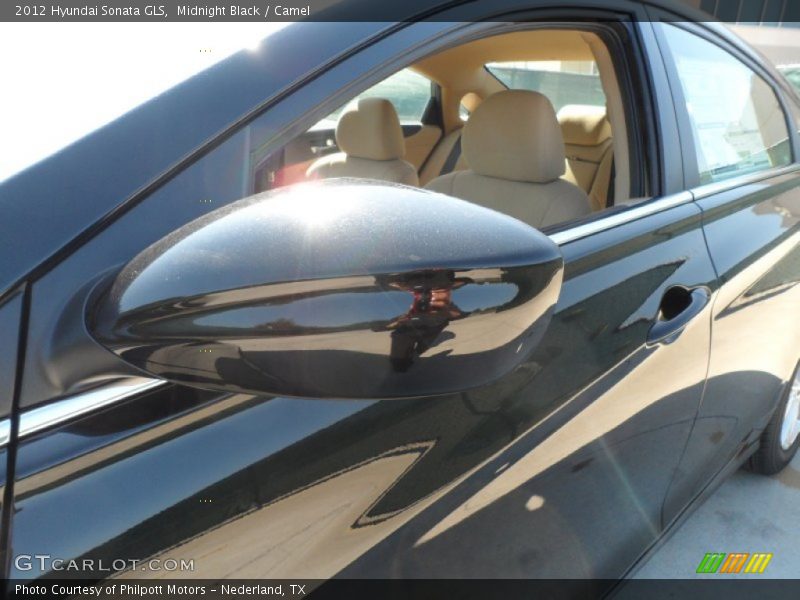 Midnight Black / Camel 2012 Hyundai Sonata GLS