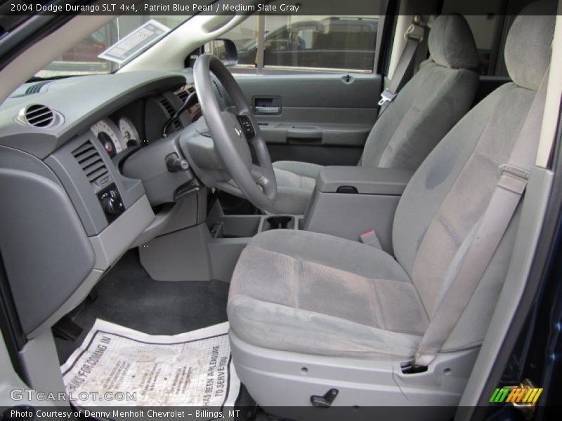 Patriot Blue Pearl / Medium Slate Gray 2004 Dodge Durango SLT 4x4