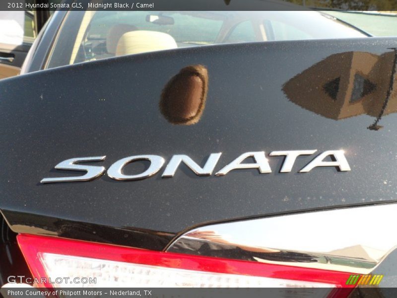 Midnight Black / Camel 2012 Hyundai Sonata GLS
