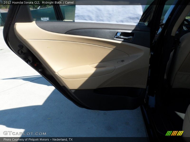 Midnight Black / Camel 2012 Hyundai Sonata GLS