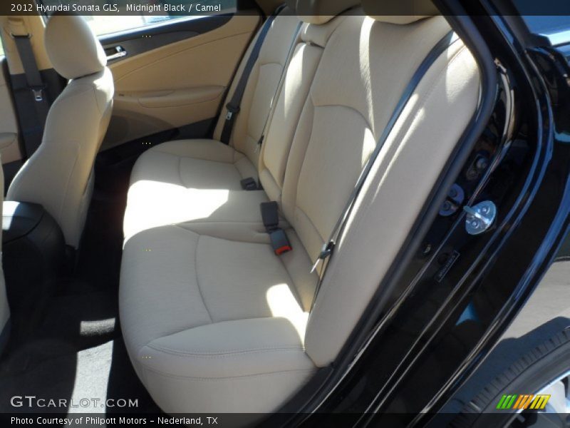 Midnight Black / Camel 2012 Hyundai Sonata GLS