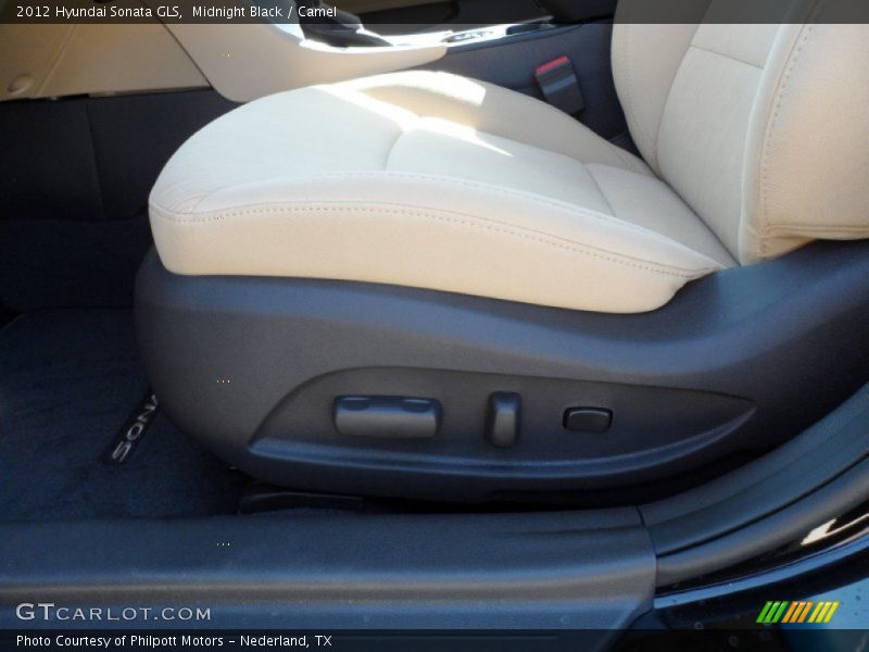 Midnight Black / Camel 2012 Hyundai Sonata GLS