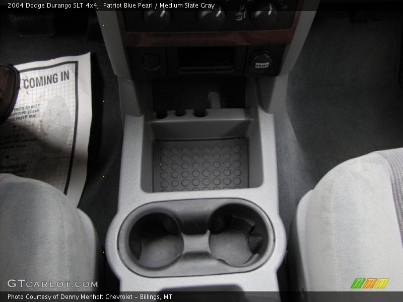 Patriot Blue Pearl / Medium Slate Gray 2004 Dodge Durango SLT 4x4