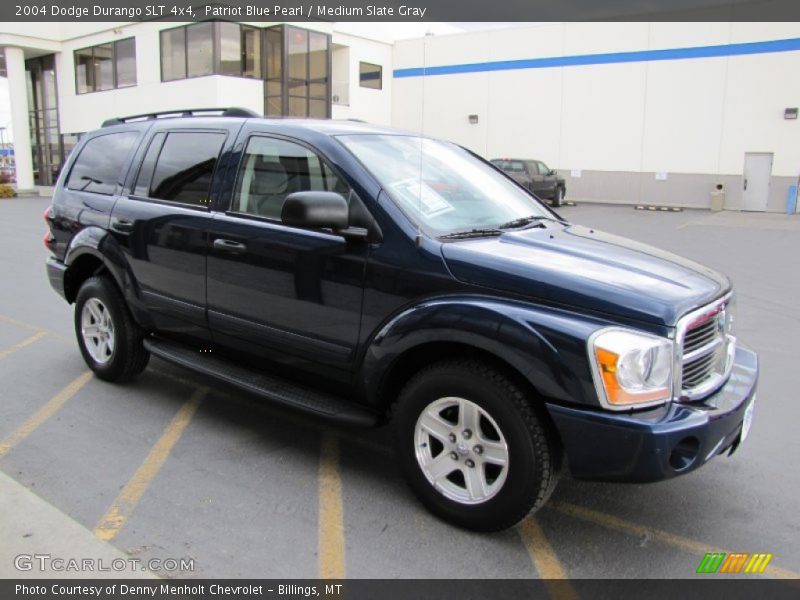 Patriot Blue Pearl / Medium Slate Gray 2004 Dodge Durango SLT 4x4