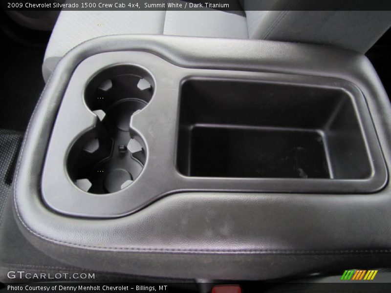 Summit White / Dark Titanium 2009 Chevrolet Silverado 1500 Crew Cab 4x4