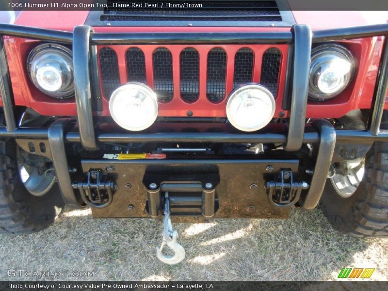 Flame Red Pearl / Ebony/Brown 2006 Hummer H1 Alpha Open Top