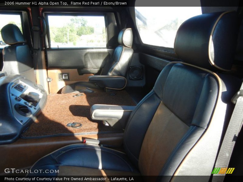  2006 H1 Alpha Open Top Ebony/Brown Interior