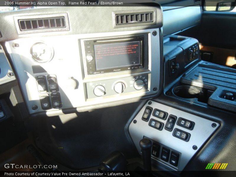 Controls of 2006 H1 Alpha Open Top