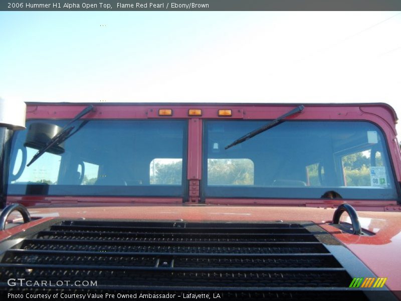 Flame Red Pearl / Ebony/Brown 2006 Hummer H1 Alpha Open Top