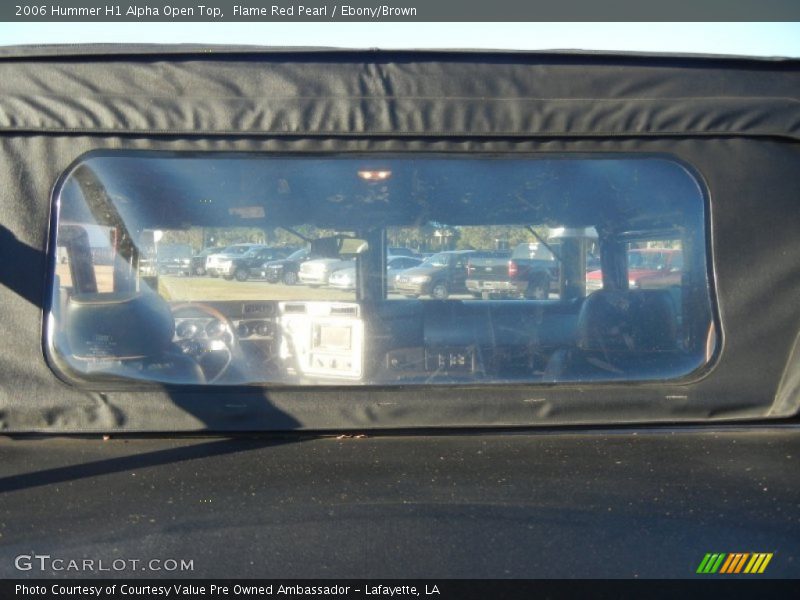 Flame Red Pearl / Ebony/Brown 2006 Hummer H1 Alpha Open Top