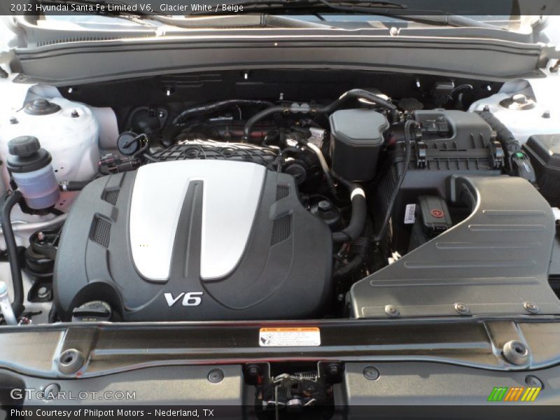  2012 Santa Fe Limited V6 Engine - 3.5 Liter DOHC 24-Valve V6