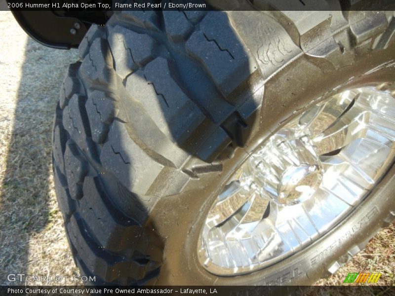 Flame Red Pearl / Ebony/Brown 2006 Hummer H1 Alpha Open Top
