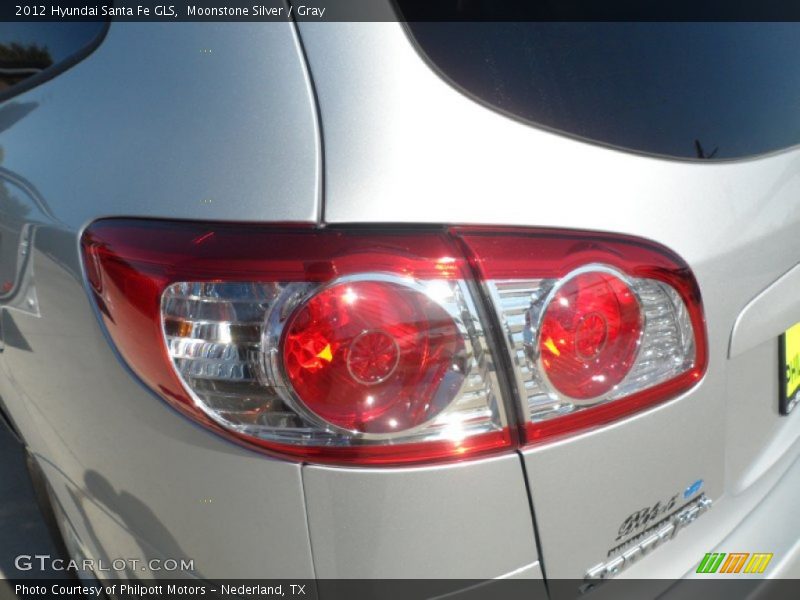 Moonstone Silver / Gray 2012 Hyundai Santa Fe GLS