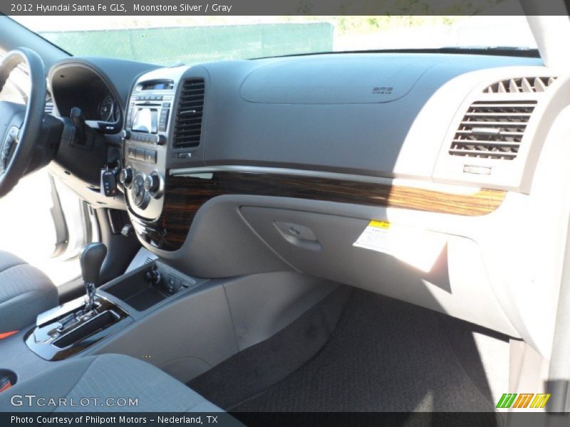 Moonstone Silver / Gray 2012 Hyundai Santa Fe GLS