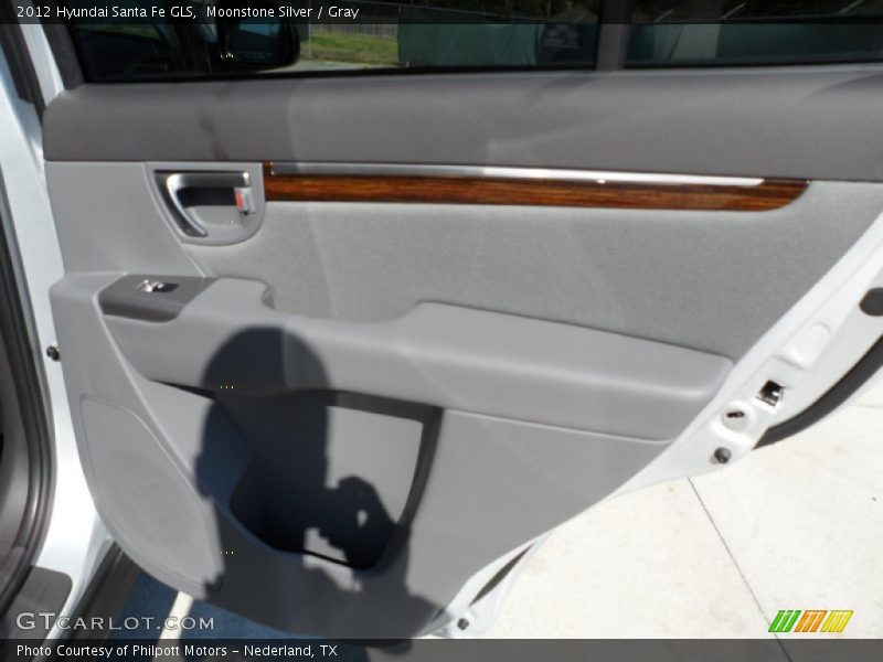 Moonstone Silver / Gray 2012 Hyundai Santa Fe GLS