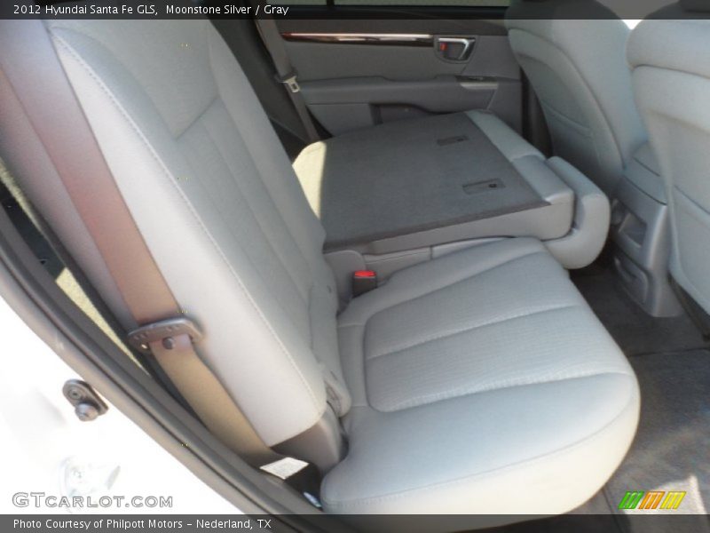 Moonstone Silver / Gray 2012 Hyundai Santa Fe GLS
