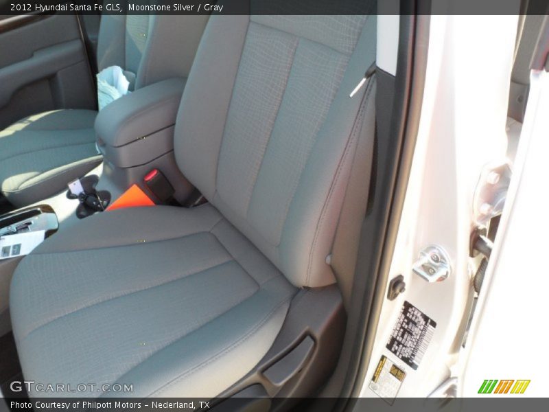 Moonstone Silver / Gray 2012 Hyundai Santa Fe GLS