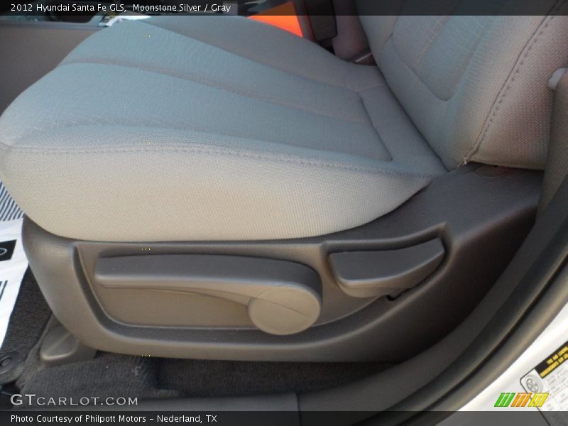 Moonstone Silver / Gray 2012 Hyundai Santa Fe GLS