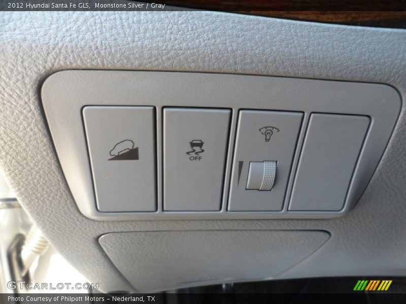 Moonstone Silver / Gray 2012 Hyundai Santa Fe GLS