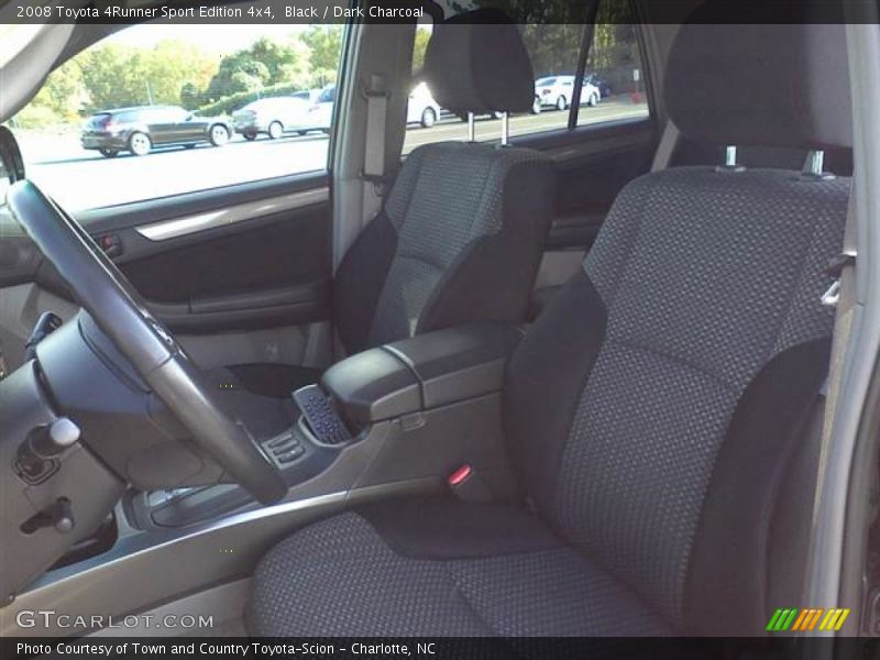 Black / Dark Charcoal 2008 Toyota 4Runner Sport Edition 4x4