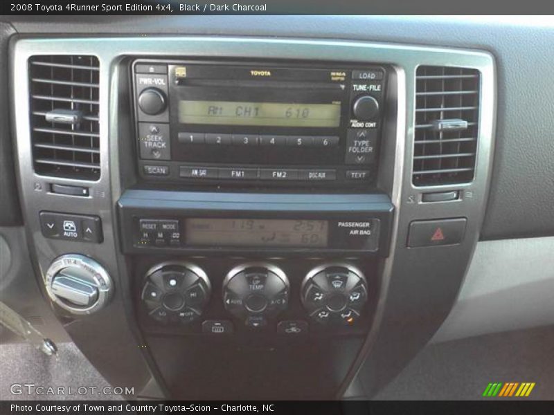 Black / Dark Charcoal 2008 Toyota 4Runner Sport Edition 4x4