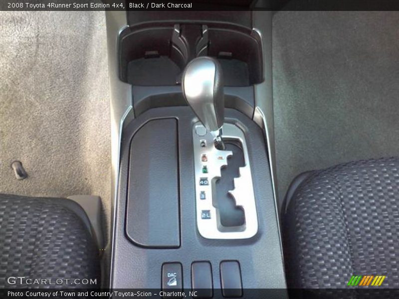 Black / Dark Charcoal 2008 Toyota 4Runner Sport Edition 4x4