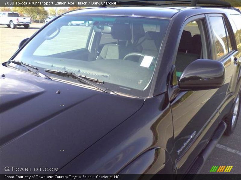 Black / Dark Charcoal 2008 Toyota 4Runner Sport Edition 4x4