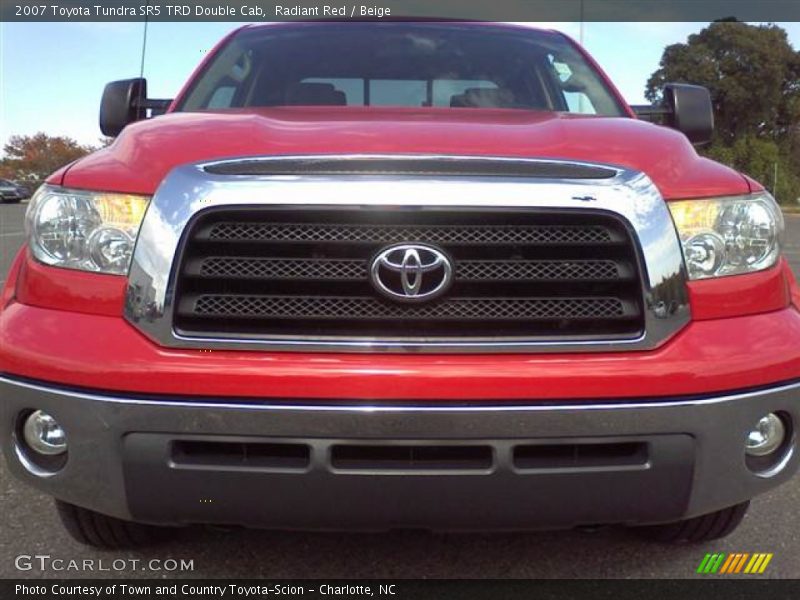 Radiant Red / Beige 2007 Toyota Tundra SR5 TRD Double Cab