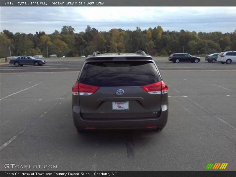 Predawn Gray Mica / Light Gray 2012 Toyota Sienna XLE