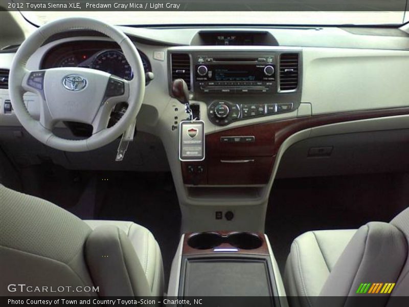 Predawn Gray Mica / Light Gray 2012 Toyota Sienna XLE
