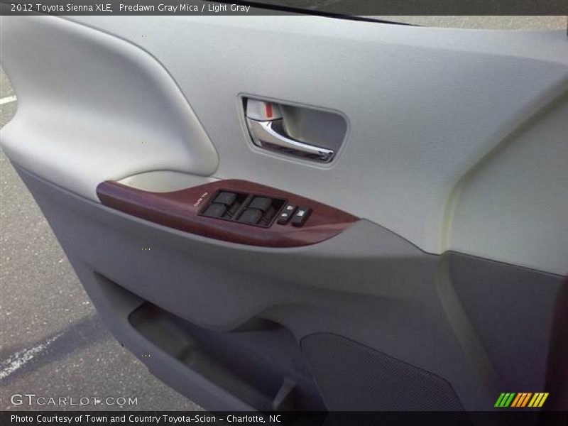 Predawn Gray Mica / Light Gray 2012 Toyota Sienna XLE