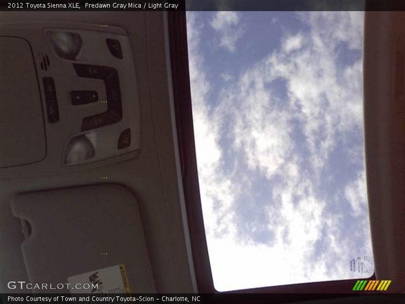 Predawn Gray Mica / Light Gray 2012 Toyota Sienna XLE