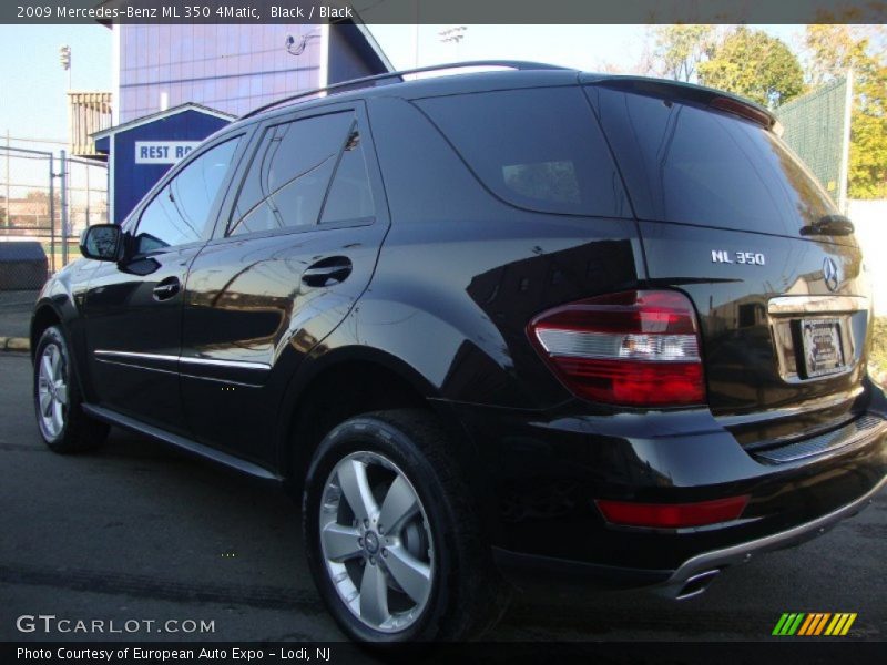 Black / Black 2009 Mercedes-Benz ML 350 4Matic