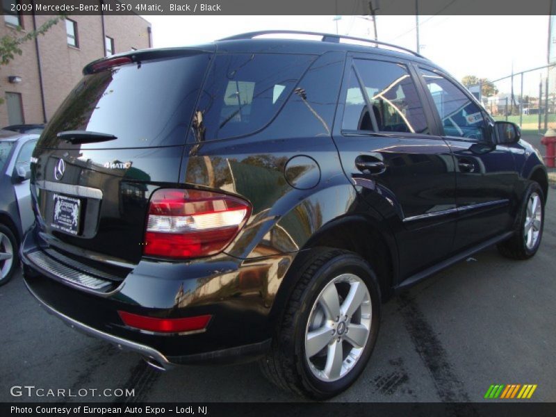 Black / Black 2009 Mercedes-Benz ML 350 4Matic