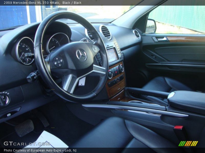 Black / Black 2009 Mercedes-Benz ML 350 4Matic