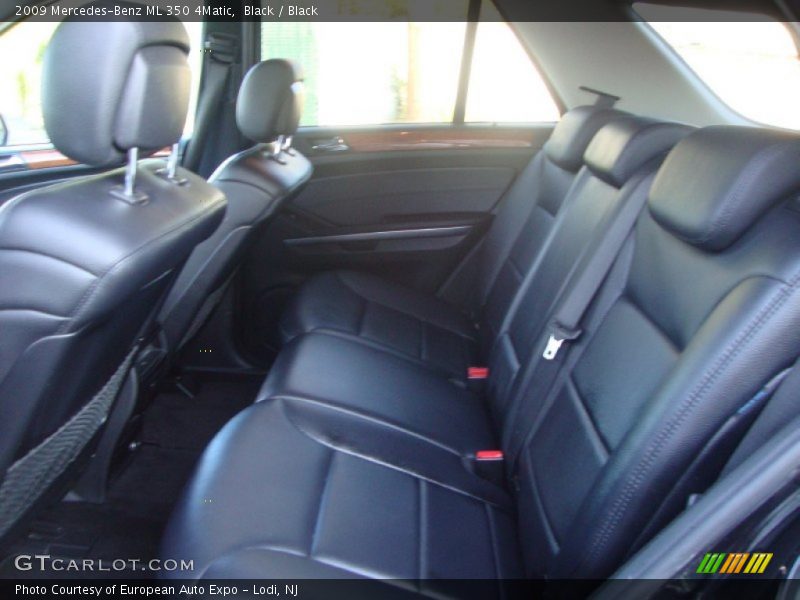 Black / Black 2009 Mercedes-Benz ML 350 4Matic