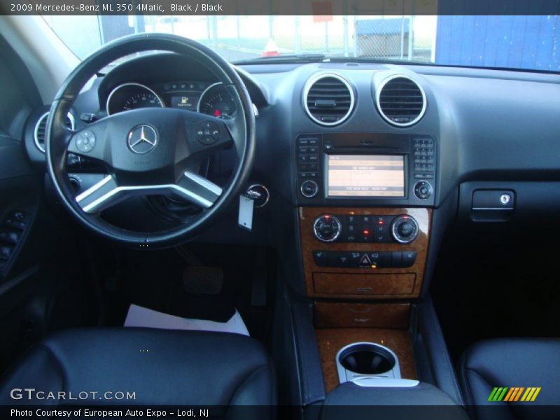 Black / Black 2009 Mercedes-Benz ML 350 4Matic