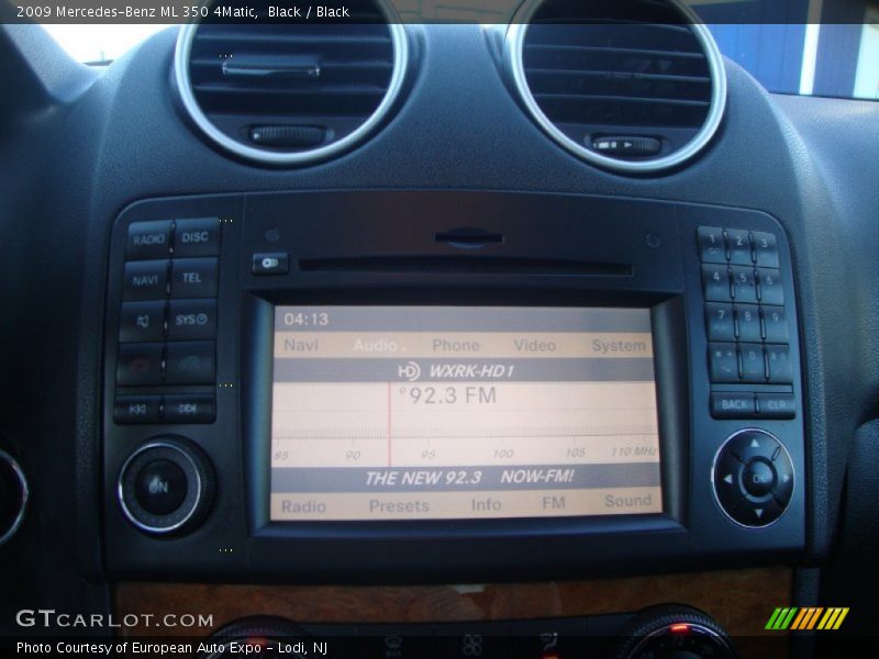 Black / Black 2009 Mercedes-Benz ML 350 4Matic